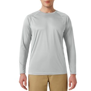 Camisetas de Manga Larga para Hombre, UPF 50+, Anti-UV, Transpirables, de Secado Rápido, para Senderismo, Running, Entrenamiento, en Venta Online - Product Image 3