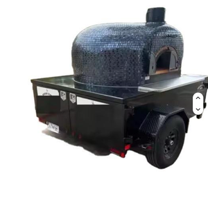 NOUVEAUTÉS - VENTES RAPIDES - Four à pizza à pierre sur remorque, double niveau, gaz 25KW, modèle TB ORIGINAL NEUF OEM - Product Image 3