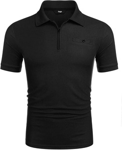 Camisas de Hombre de Punto Sólido, Transpirables y de Alta Calidad, de Media Manga, Nuevo Diseño, en Oferta Online - Product Image 2