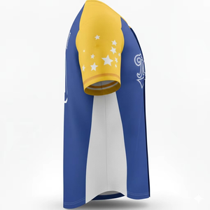 Maillot de baseball unisexe personnalisable à manches courtes, respirant, fabriqué au Pakistan, avec logo imprimé sur mesure, col en V, grandes tailles - Product Image 5