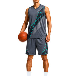 Trendy Design Basketball Uniforms Lightweight Long <b>Lasting</b> Made Customized Color Top Quality Basketball Uniforms - Product Image 1