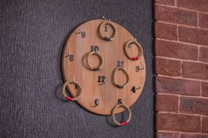 Décoration murale ronde en bois personnalisée, style bohème, pour les activités de rassemblement familial et les enfants, vente en gros, approvisionnement B2B - Product Image 2