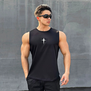 Professional New Quality <b>Running</b> Tank Top Men Summer Sport Gym Vest Quick Dry Training Tanktop Workout <b>Singlets</b> Man Fitness - Product Image 5