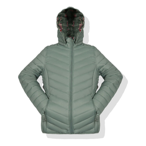 High Quality Winter Warm Wear Women Motorcycle <b>Jacket</b> Knitted Breathable Waterproof Reversible Floral Pattern 100% Polyester - Product Image 1