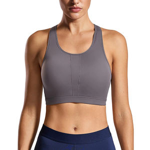 Sujetador deportivo ligero de la mejor calidad, color único, para mujer, nuevo estilo con mangas, para fitness, en venta online. - Product Image 1