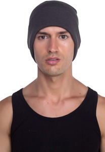 <b>Beanie</b> Men <b>Women</b>-Unisex Cuffed Plain 100% Cotton Fashionable Knit <b>Hat</b> - Product Image 1