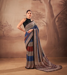 Indian Traditional Ethnic Printed Designer <b>Saree</b> for Casual Daily Wear and Festive Function for Women Fancy Trendy Outfit - Product Image 1