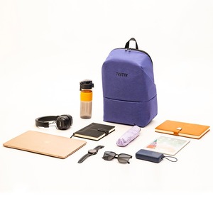 Purple Hidden Zipper Anti-theft Design <b>Backpack</b> <b>Computer</b> Bag Business Bag Daily <b>Backpack</b> - Product Image 5