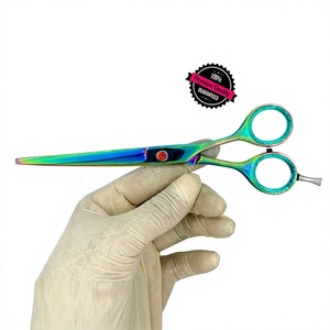 กรรไกรตัดขนสัตว์เลี้ยง ADAN INSTRUMENTS คุณภาพพรีเมียม ผลิตจากสแตนเลสโค้งงอ ขนาด 6-7.5 นิ้ว สำหรับตัดแต่งขนสุนัขพันธุ์เท็ดดี้ - Product Image 1