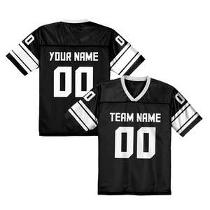 Jersey de Fútbol Americano Premium que Absorbe la Humedad, Tela Fina sin Relleno, Logotipo Personalizado Impreso, Jersey Transpirable para Juegos de Equipo - Product Image 2