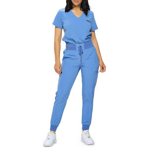 Conjunto de Uniformes Médicos Personalizados de Alta Calidad, Unisex, para Doctor, Enfermera, Hospital, Quirófano, Pantalones Jogger, Top Premium, Venta al Por Mayor - Product Image 3