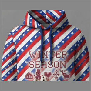 Sudaderas con Capucha de Forro Polar para Hockey sobre Hielo, Bordadas y Sublimadas, Personalizadas con Cualquier Nombre y Número, Precio al por Mayor, Otoño, 100% Personalizables - Product Image 5