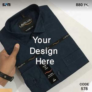 Haute Qualité Dernière conception Formelle Décontractée De Luxe Chemise Hommes Chemises À Manches Longues Chemise Décontractée Meilleur Design Direct De L'usine - Product Image 4