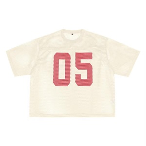 Camiseta Deportiva de Malla Corta Oversize para Hombre, Negra, con Número 05 Estampado en la Parte Delantera, Estilo Deportivo, Manga Corta, Transpirable, Cuello Redondo - Product Image 3