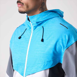 Survêtement coupe-vent pour homme avec logo personnalisé, respirant et léger, idéal pour la gym, le fitness et les sports de plein air - Product Image 2