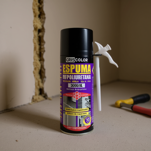 Criscolor Schiuma Poliuretanica 300ml con Cannula, Massima Espansione, Riempie, Isola, Sigilla, Fissa - Product Image 3