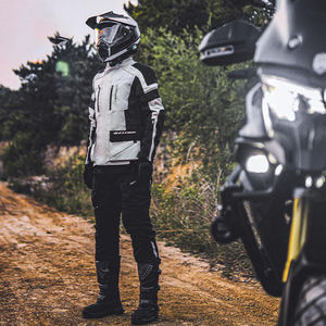 Traje de Motociclismo Motowolf Coudra, Chaqueta y Pantalones de Carreras Todoterreno, Impermeables, Transpirables, Resistentes al Viento, Estampados, Talla Grande, Ecológicos, para Invierno - Product Image 3