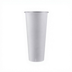 Vaso Desechable de Plástico Transparente de Alta Calidad para Té de Boba Helado, Jugos, Bebidas Frías, Café, Té con Leche - Product Image 1