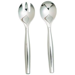 Juego de cuchara y tenedor para ensalada de metal de calidad de marca para restaurantes, hoteles, banquetes y eventos de comidas al aire libre. - Product Image 1