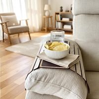 Mesa Auxiliar de Madera Ecológica para Sofá, Fabricante OEM |   Bandeja para Reposabrazos de Sofá con Logotipo Personalizado, Proveedor Mayorista de Exportación
