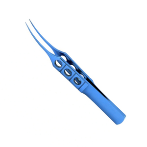 Micro-pince manuelle personnalisée en acier inoxydable couleur titane bleu 4,5 mm, 11,5 cm, pour la ligature vasculaire, instrument médical - Product Image 2
