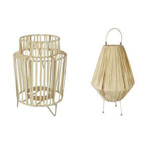 Lanterne nordique cannelée en forme de feuille de palmier, support de bougie sur trépied, lanternes suspendues, support de bougie en verre pour jardin, lumière décorative intérieure pour la maison - Product Image 6
