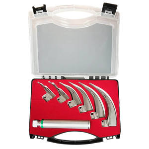 ชุดเครื่องมือส่องกล่องเสียงไฟเบอร์ออปติกแบบโค้ง 6 ใบมีด สำหรับสัตวแพทย์ หู คอ จมูก CE OEM ODM ขายส่ง สแตนเลสสตีล Medivolve MI-600135 - Product Image 4