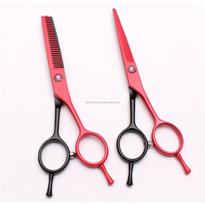 Kit de ciseaux de coiffure professionnels en acier inoxydable de 6 pouces – Outils de beauté capillaire domestiques, ciseaux à effiler, ensemble de ciseaux de barbier - Product Image 3