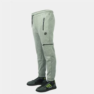 PANTALONES DEPORTIVOS GRIS CON CIERRE PARA HOMBRE - Product Image 1