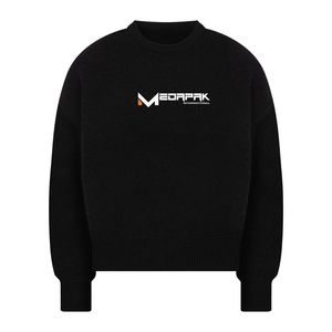 Sudadera Premium de Punto Peludo con Estampado Urbano, Textura Suave y Esponjosa, Cuello Redondo, Cálida para Invierno, Diseño Personalizado - Product Image 1