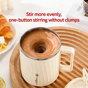 แก้วกาแฟสมูทตี้นมถั่วเหลืองไฟฟ้าสแตนเลส 304 ขนาด 500 มล. แก้วของขวัญอัตโนมัติ - Product Image 5
