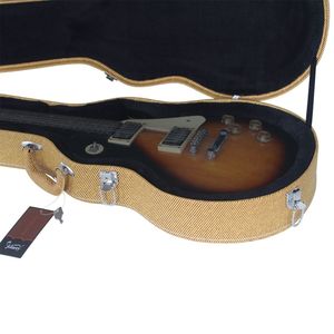Custodia rigida per chitarra elettrica 27413300 stile GLP con superficie gialla a bolle, borse e protezioni per strumenti musicali - Product Image 2