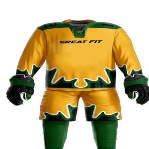 ชุดยูนิฟอร์มฮอกกี้น้ำแข็งดีไซน์ล่าสุด ขายดีที่สุด 100% คุณภาพสูง น้ำหนักเบา ชุดพรีเมียมสำหรับผู้ชาย - Product Image 4