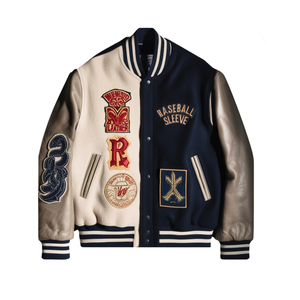 <b>Top</b> Selling 100% Original <b>Leather</b> Letterman Varsity Jacket Men Premium Breathable Winter <b>High</b> Street - Product Image 6