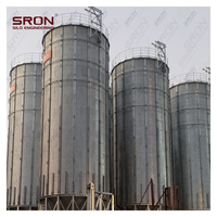 Sistema de Silo para Granos de Café de Acero Galvanizado en Caliente de Gran Capacidad, Buena Hermeticidad, Monitoreo por PLC SIMENS para Plantas de Procesamiento