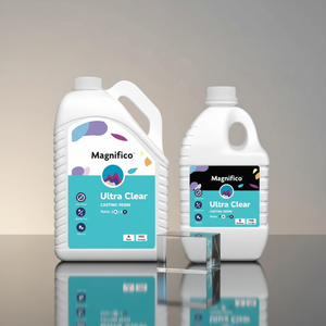 Résine de coulée ultra transparente pour applications de tables en résine, système d'époxy à coulée profonde, sans bulles, haute transparence - Product Image 5