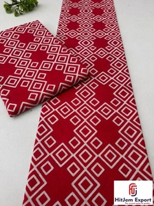 Tela de Sarga de Algodón con Estampado Africano Personalizado de Alta Calidad, Textil Ankara, Fabricante de Ropa OEM ODM, Exportación Hitjem - Product Image 4
