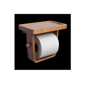 Porte-rouleau de papier toilette en bois, accessoires de salle de bain, supports muraux pour papier toilette, porte-papier hygiénique - Product Image 1