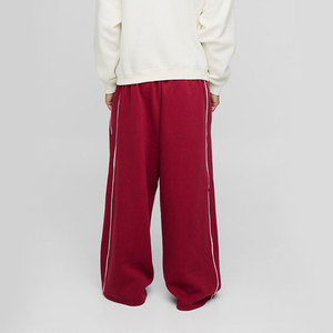 High Quality Heavyweight Baggy Blank Wide Leg Sweatpants Oversized Fleece Streetwear <b>Men's</b> Casual Sweatpants Baggy <b>Lounge</b> <b>Pants</b> - Product Image 5