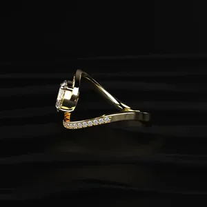 Bague en diamant ovale de 1,25 carat, motif spirale infini, diamant de laboratoire, bande lisse, ajustement confortable, légère, à vendre. - Product Image 4