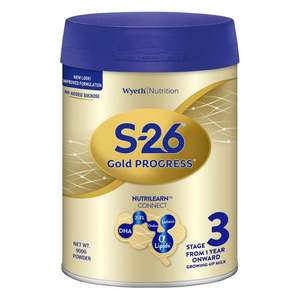 Wyeth S-26 GOLD PROGRESS Stage 3 avec 2'-FL 900g Formulation Singapour - Product Image 1