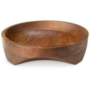 Bol carré en acacia pour servir des collations, des biscuits, finition naturelle, écologique, vaisselle pour hôtel, fête, utilisation décorative. - Product Image 5
