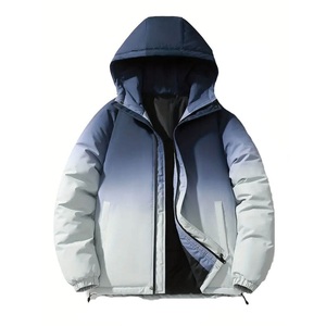 2026 Latest Fashion Custom High Quality Canvas Men's Bubble Puffer <b>Jacket</b> Stand Collar Streetwear OEM Service Wholesale Price - Product Image 2