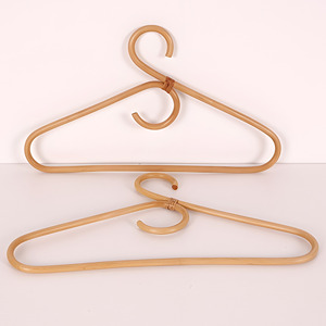 Perchas de ratán esenciales para el armario de bebés, económicas, ecológicas, para vestidos y abrigos. - Product Image 3