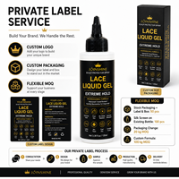 Fabricante de Gel Líquido para Pelucas de Marca Privada con Fórmula Impermeable de Fijación Extrema para Marcas de Pelucas