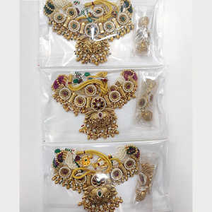 Gold Plated Pota Stone Pearls Necklace <b>Set</b> 12162360DP Exquisite <b>Fine</b> <b>Jewelry</b> <b>Set</b> - Product Image 1