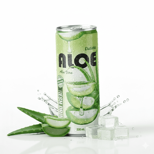 Boisson à la purée d'aloe vera originale 330 ml, produit de qualité supérieure, meilleur prix pour la vente en gros, usine vietnamienne OEM ODM, échantillon gratuit - Product Image 1
