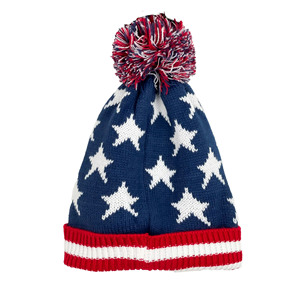 Bonnet en tricot d'hiver couleur beige clair, pliable, décontracté, coupe-vent, séchage rapide, broderie 3D, 100% laine avec poème - Product Image 5