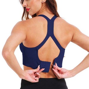 Adjustable Price Women Sports <b>Bra</b> Simple Anti Wrinkle Premium Quality Breathable Lightweight 100% Cotton Fully Customized Front - Product Image 2