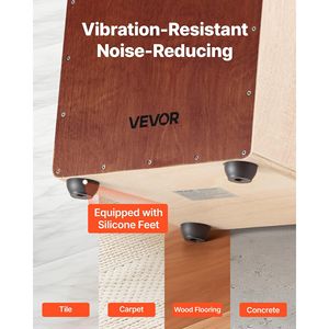 กลองคาฮองไม้เบิร์ชพร้อมสายสแนร์และกลองเบส - Product Image 4